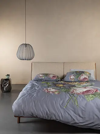 ESSENZA | Satin Bettwäsche 70x90cm / 140x220cm MADIA Global Grey | 